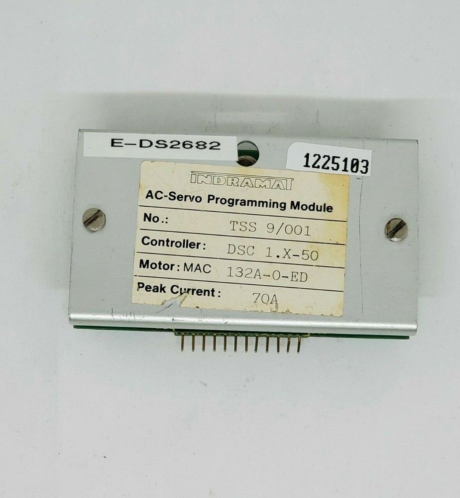 INDRAMAT TSS9/001 AC SERVO PROGRAMMING MODULE *UT10