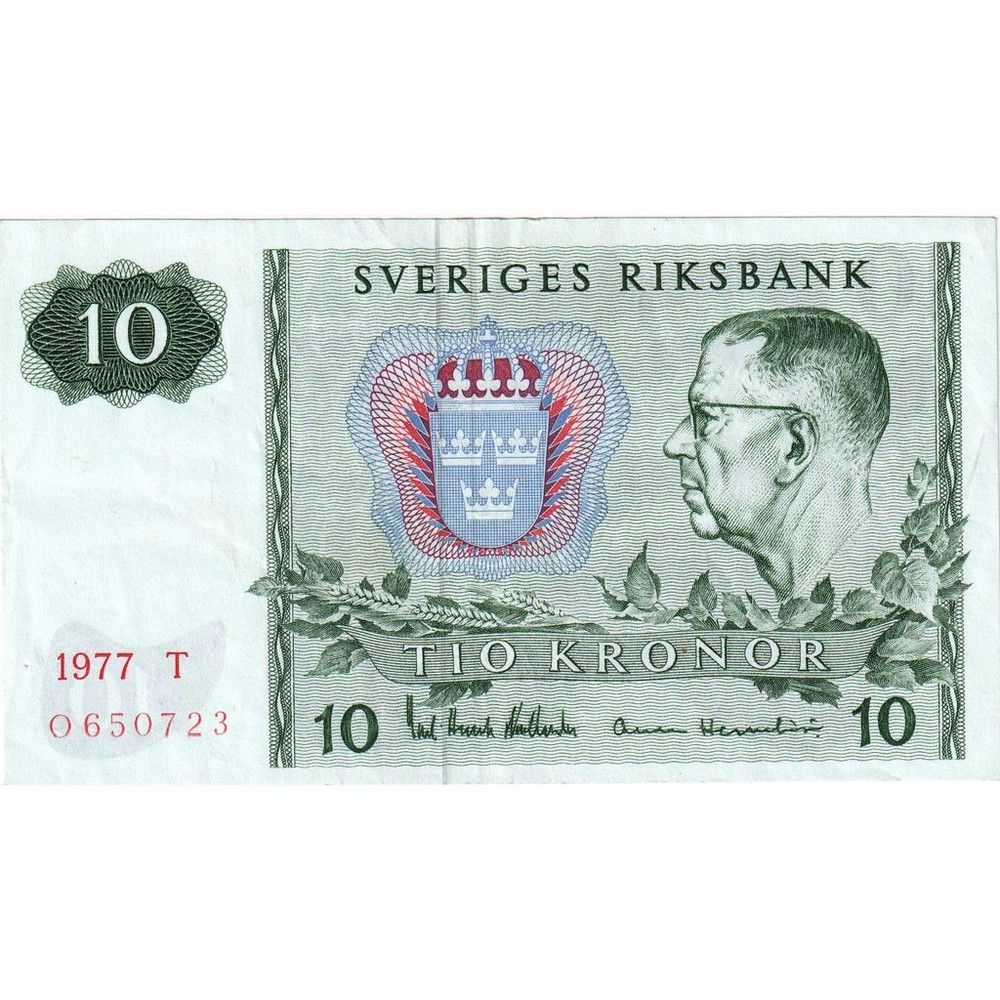 [#1231382] Sweden, 10 Kronor, EF