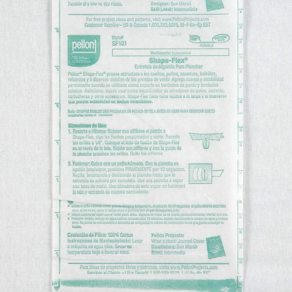 Fusible Woven Interfacing White Sold by Yard New