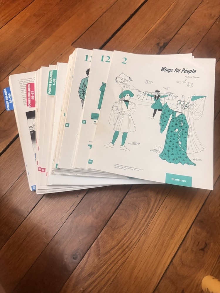 Hooked on Phonics SRA Your Reading Power Program Set w/ Cassettes & Workbooks