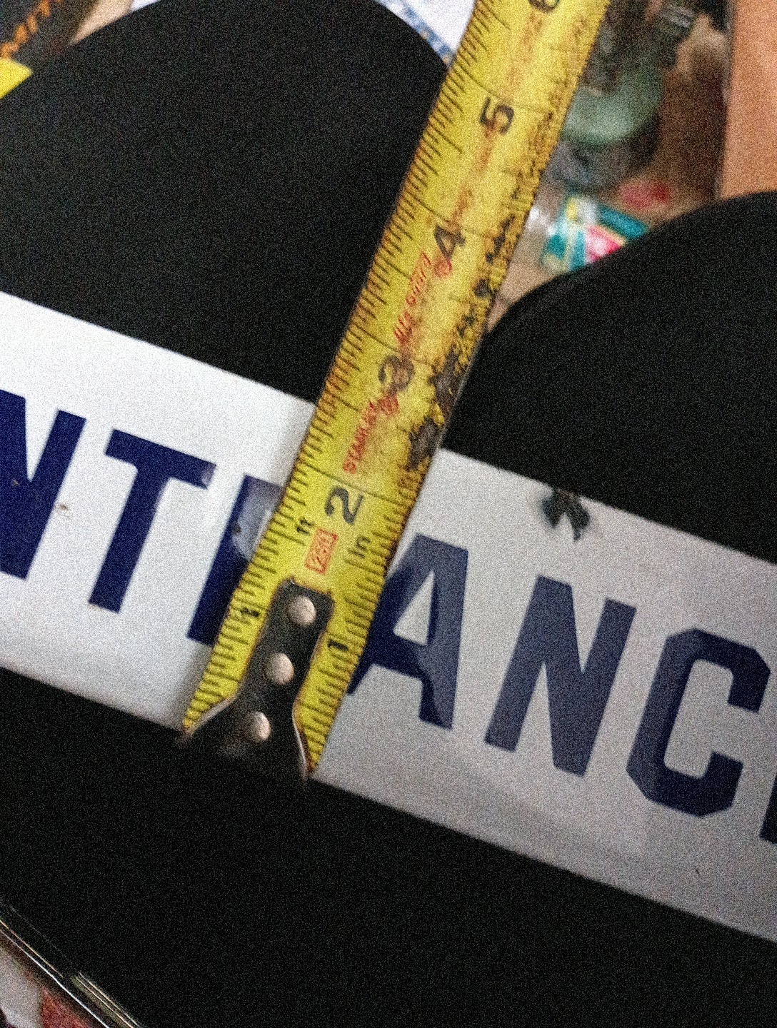 Porcelain Entrance Sign