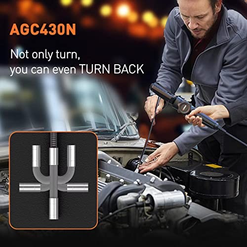 Two-Way Articulating Borescope with Light, Video Industrial Endoscope