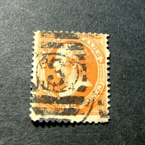 US Stamp Scott# 189 Webster 1879 Used  Nice Cancel H72