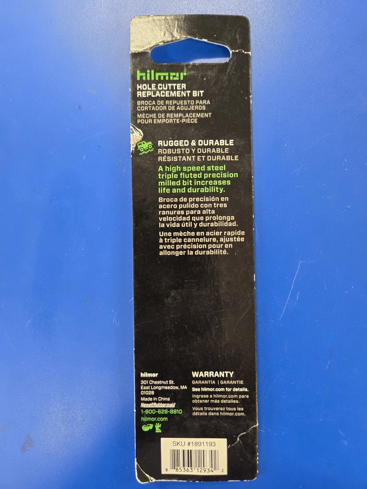 HILMOR - 1891193 - HOLE CUTTER REPLACEMENT BIT