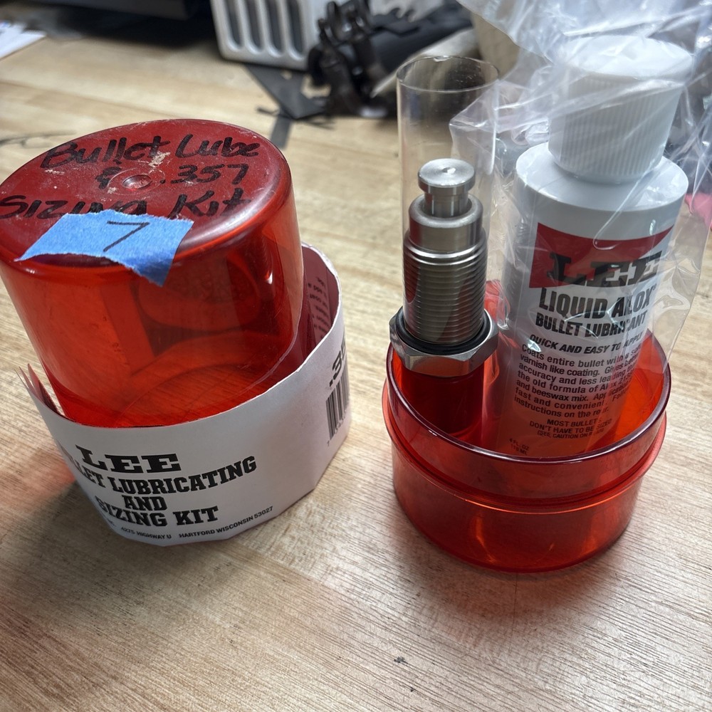 Lee Reloading Bullet Lube and Sizing Kit .357" Diameter 90048
