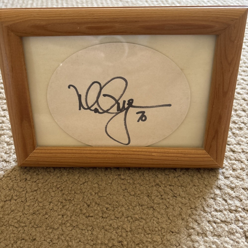 Mark McGwire Autographed Coaster