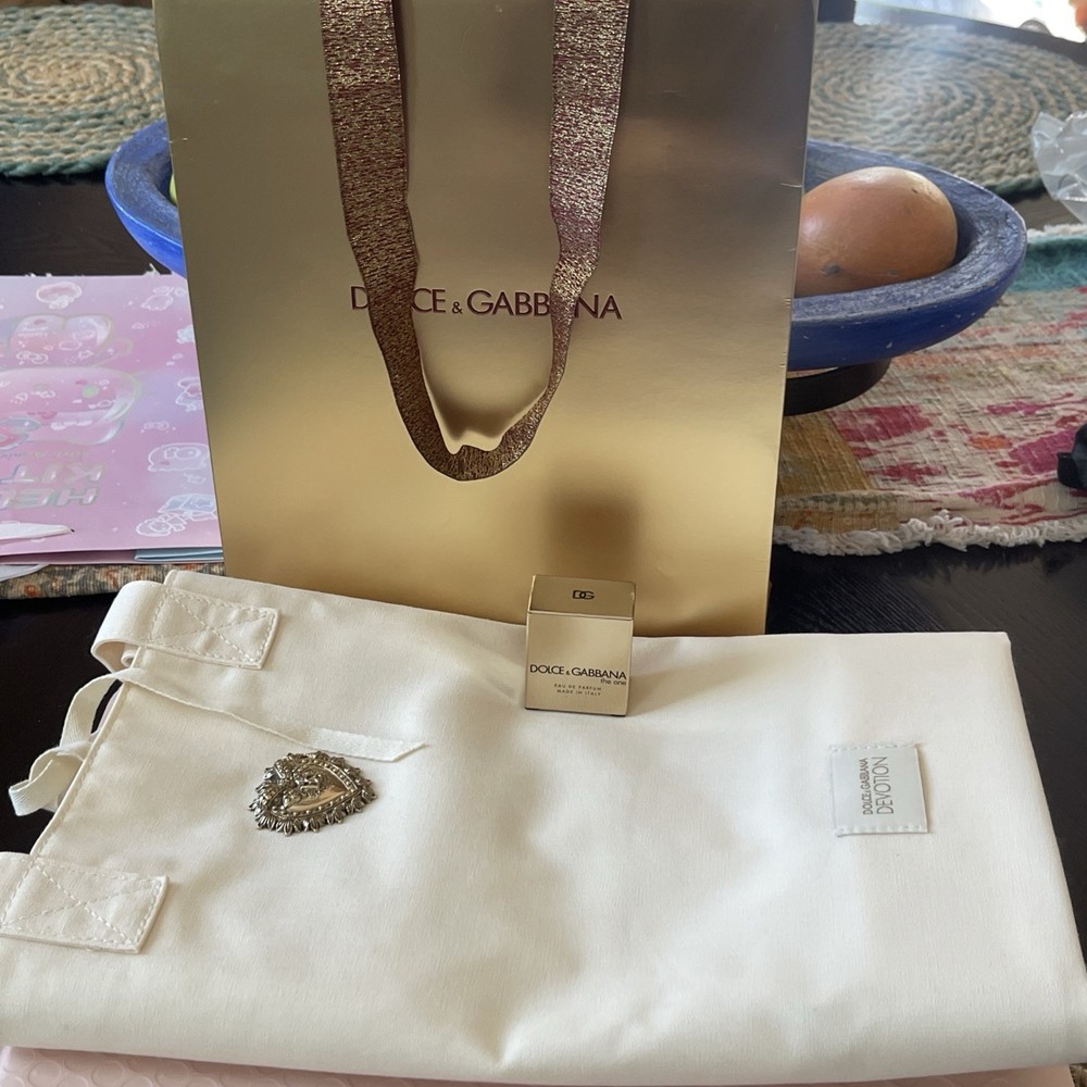 Dolce & Gabbana Devotion Fabric Tote Bag & Mini Forum