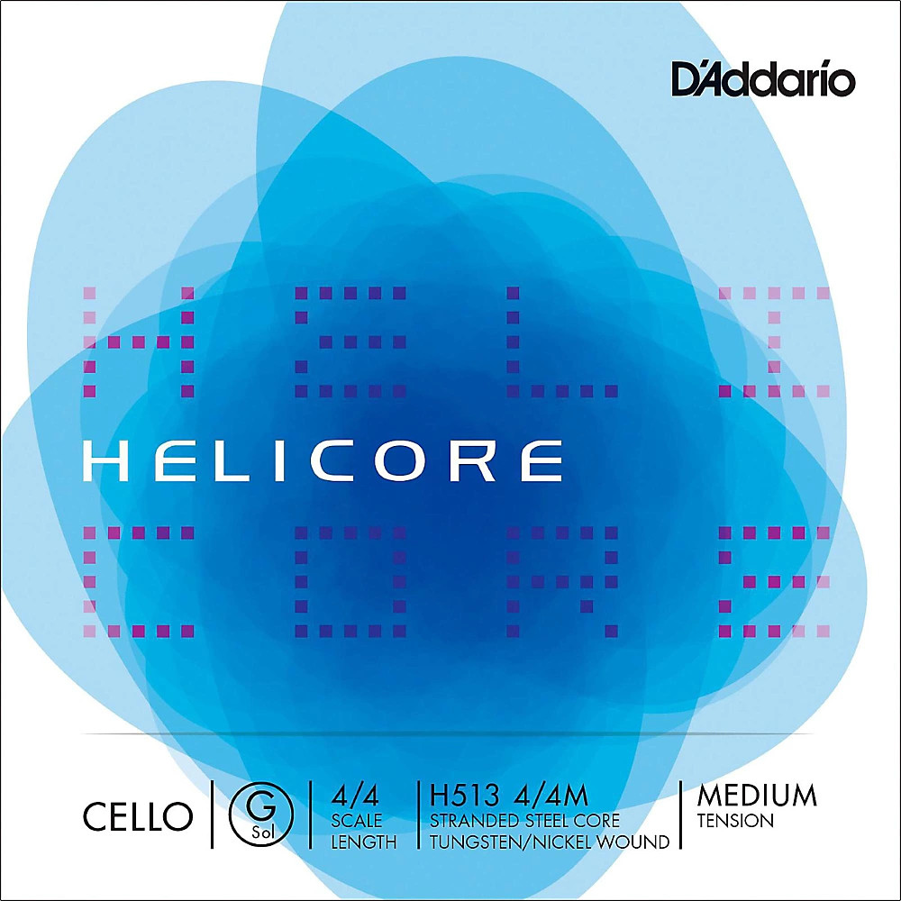 D'Addario Helicore Series Cello G String 4/4 Size Medium