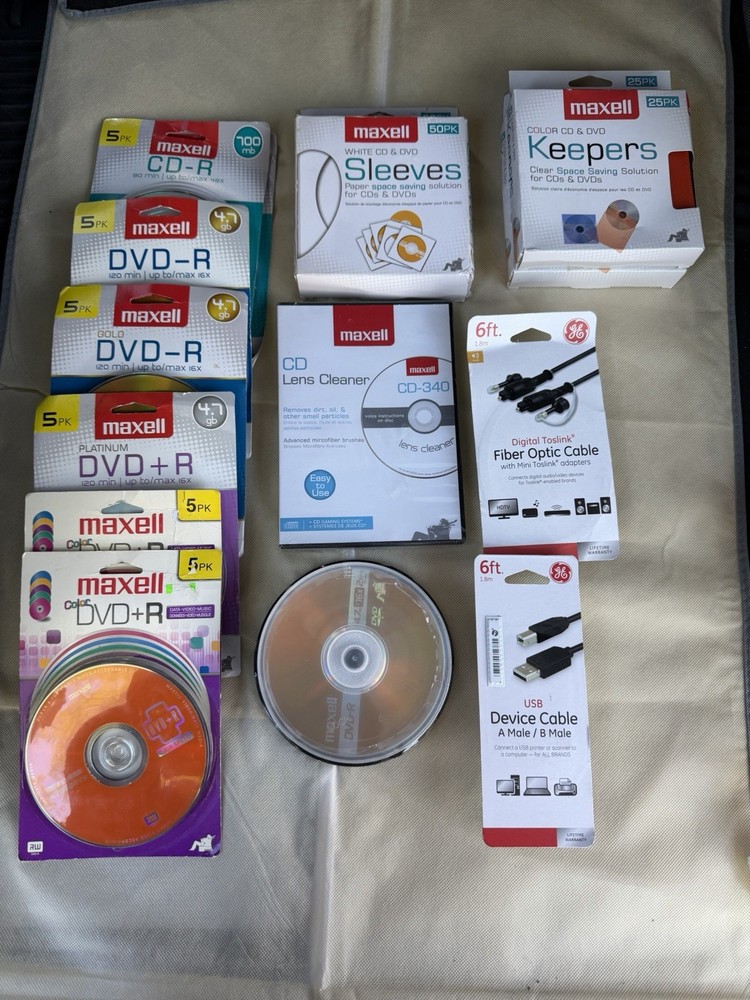 DVD-R/CD-R BLANKS BUNDLE! AWESOME DEAL!!