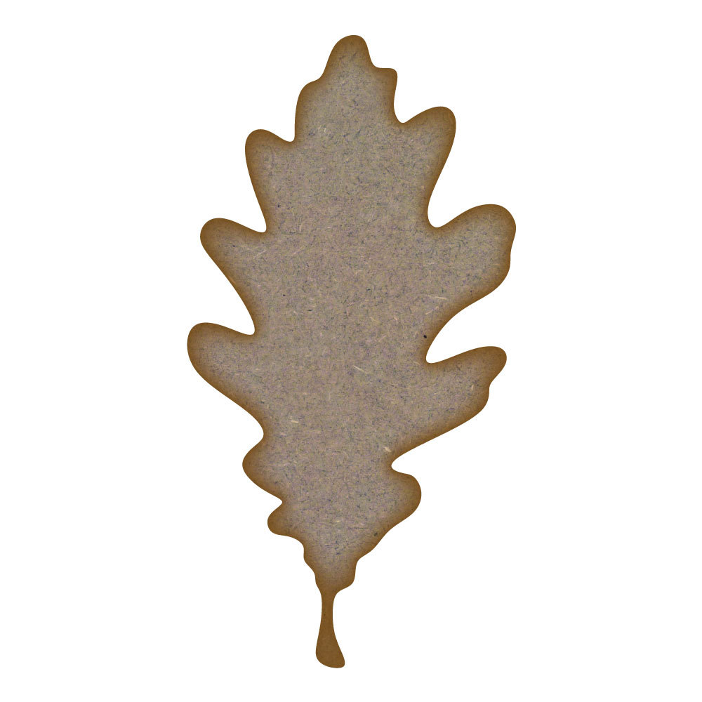 Oak Leaf MDF Laser Cut Craft Blanks in Various Sizes