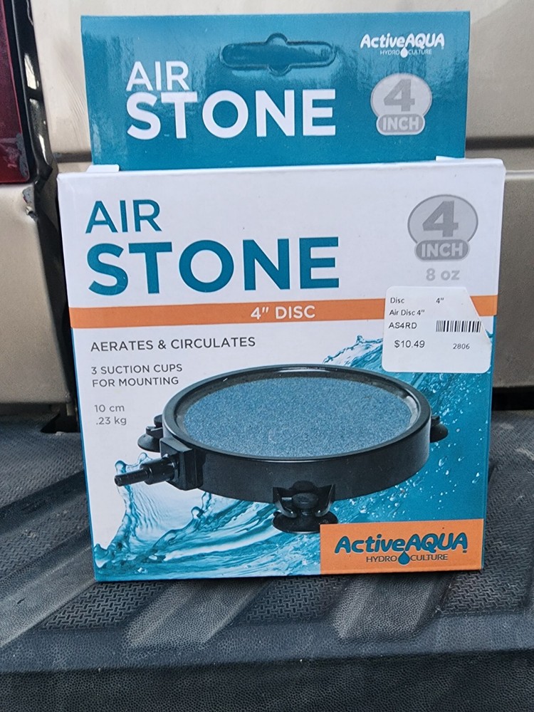 Active aqua Air Stone 4" Disc Aerator