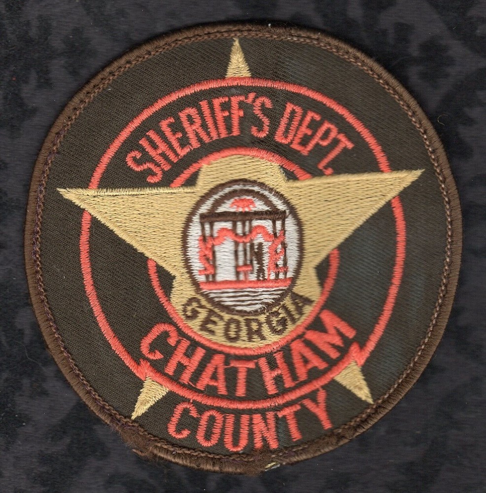 Chatham County Georgia Sheriff Shoulder Patch