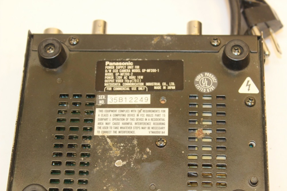 Panasonic Power Supply For B/W CCD Camera GP-MF200-2