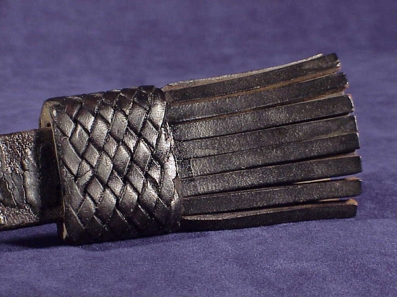 U.S. ARMY Black Bridle Leather SWORD KNOT