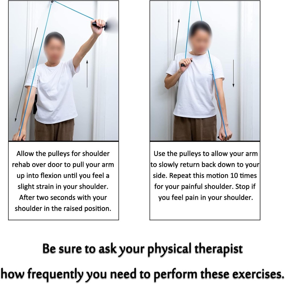 Shoulder Pulley Over The Door Physical Therapy System
