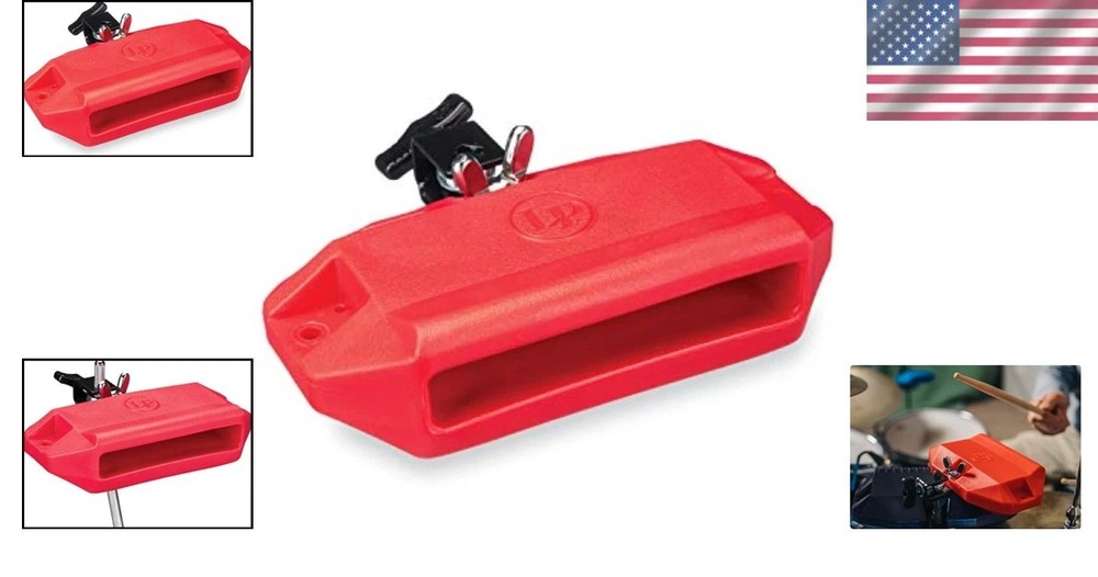 Red Jam Block with Mounting Bracket