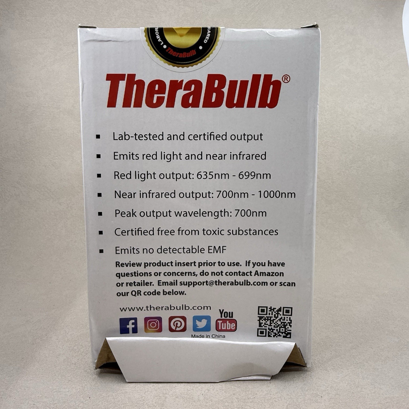 TheraBulb Near Infrared Bulb - 300W/120V - NEW IN BOX