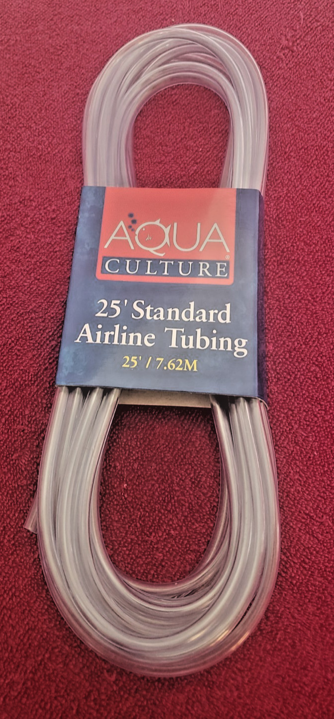 Aqua Culture 25 Ft Standard Airline Flexible Tubing_Pumps_Aquariums_Accessories