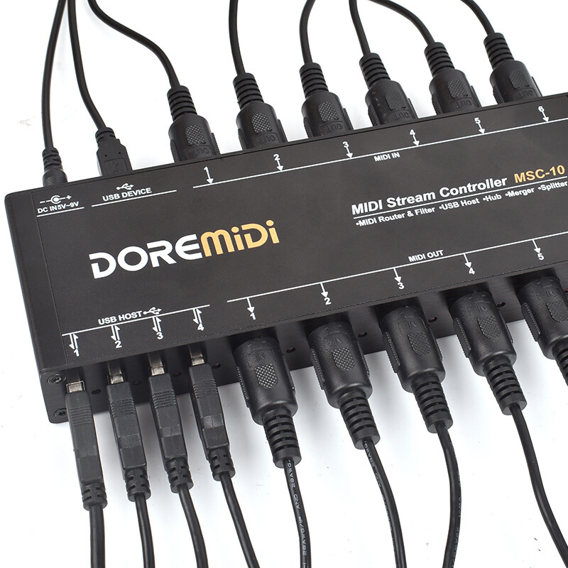 DOREMiDi MIDI Stream Controller MSC-10 Route and Filter MIDI Messages