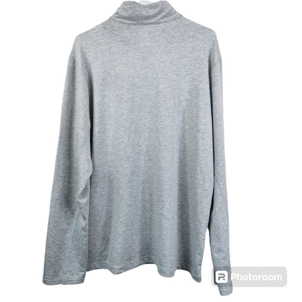 DEADSTOCK Reebok Regular Fit Long Sleeve 1/4 Zip Mock Neck Pullover Large