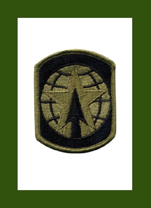 U.S. ARMY / 16TH M.P. BRIGADE - SUBDUED UNIT PATCH (Sew-On) MERROWED EDGE