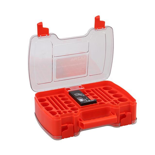 Ultra Performance 180 Battery Organizer Double Sided Storage Case With Tester