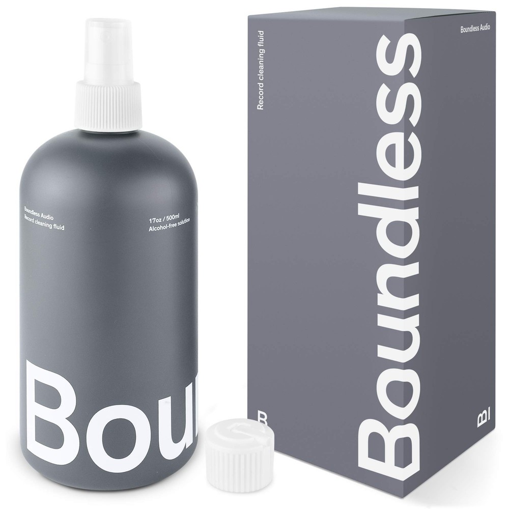 Boundless Audio Record Cleaning Solution  17oz Extra Large Vinyl Record Clean...