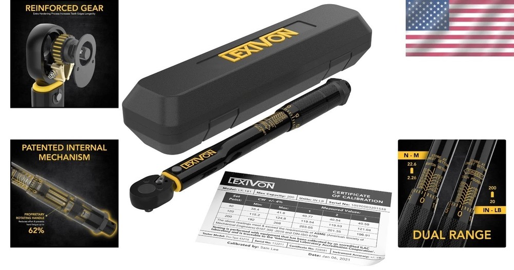 High-Contrast Inch Pound Torque Wrench