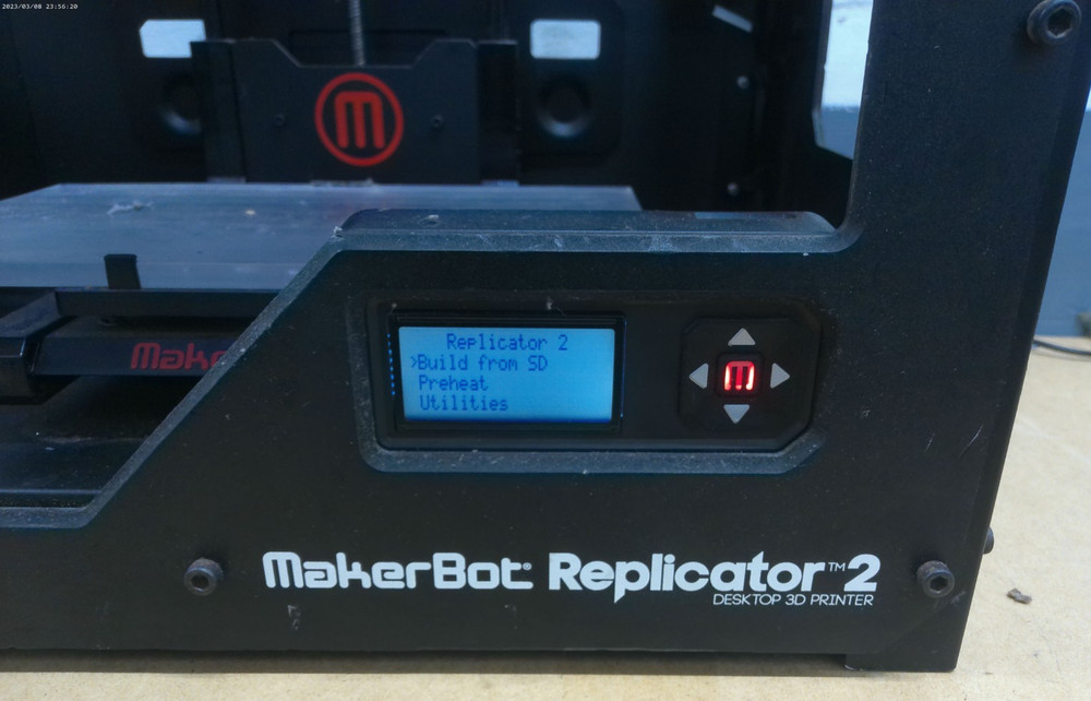 Makerbot Replicator 2 3D Printer W/ AC Adapter