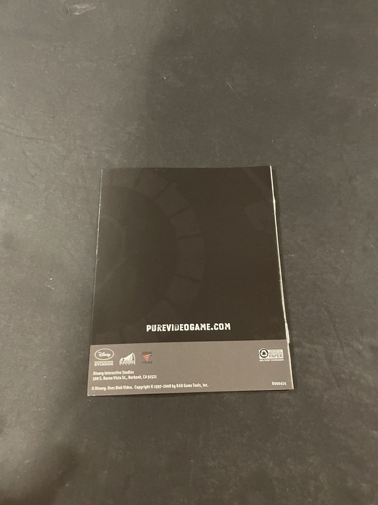 Pure ps3 Manual Only