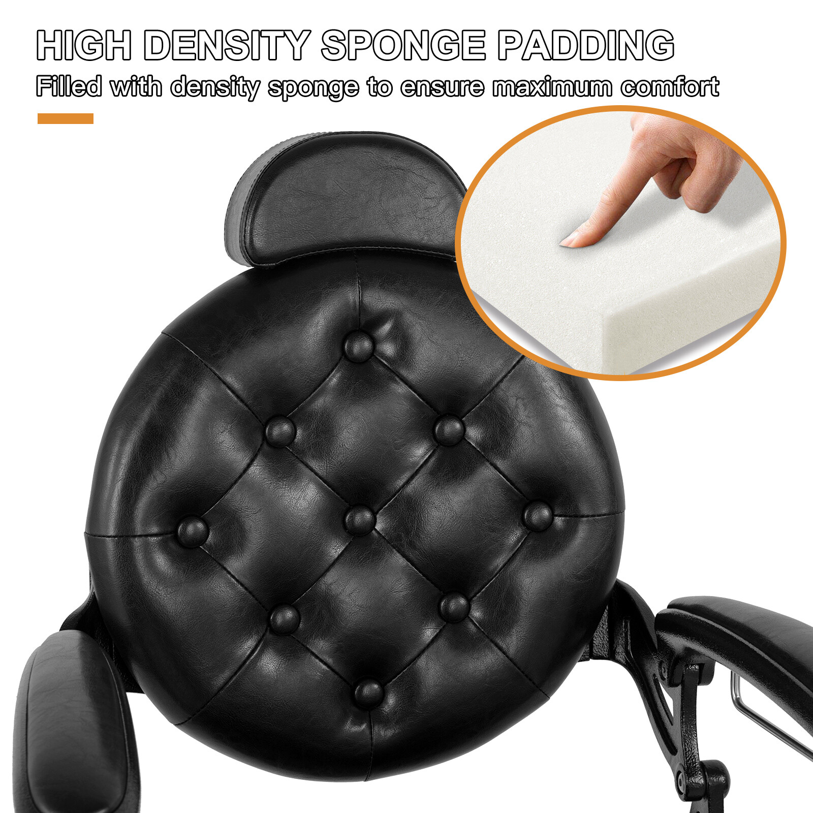 Vintage HeavyDuty Hydraulic Barber Chair All Purpose Recline Beauty SalonStyling