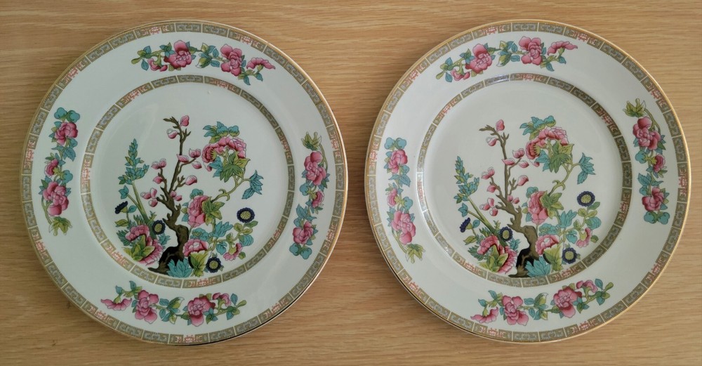 John Maddock & Sons England Complete Place Setting for 2- Indian Tree 10 Pieces