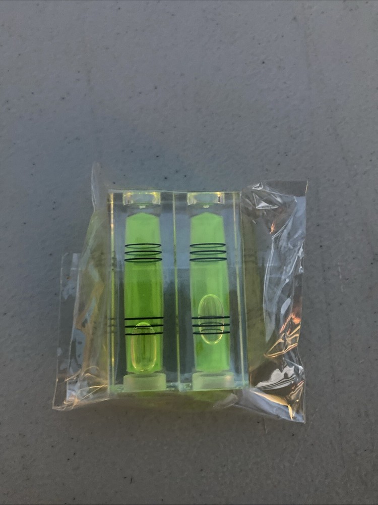Mini Level High Precision Bubble  Green (2 Pieces)