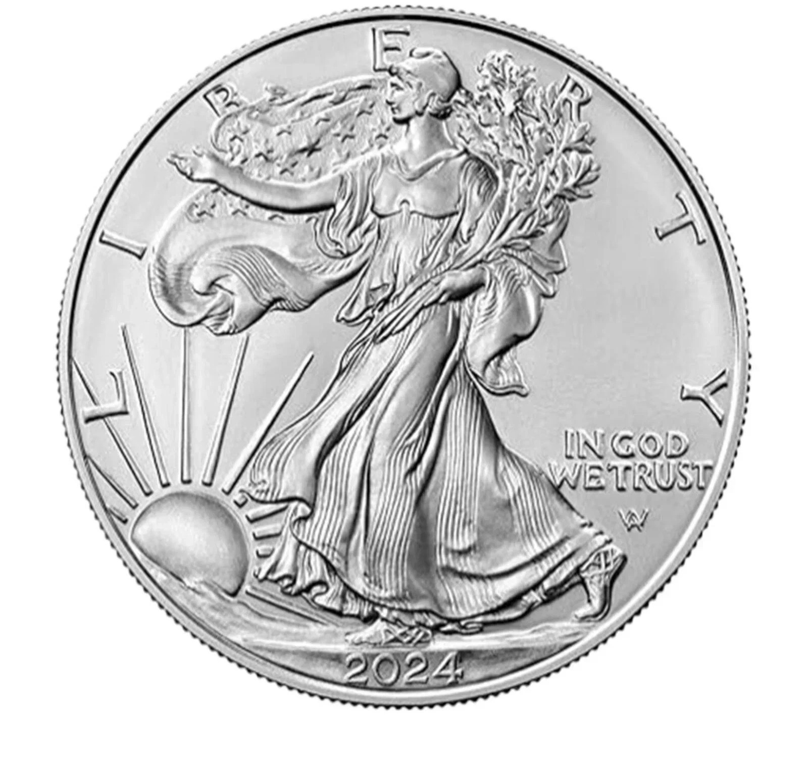 American Statue of Liberty Eagle Coin Silver Plated Commemorative Coin Collectio