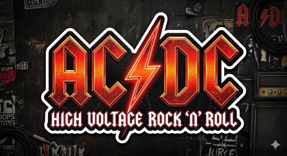 ACDC Sticker Decal Phone Laptop