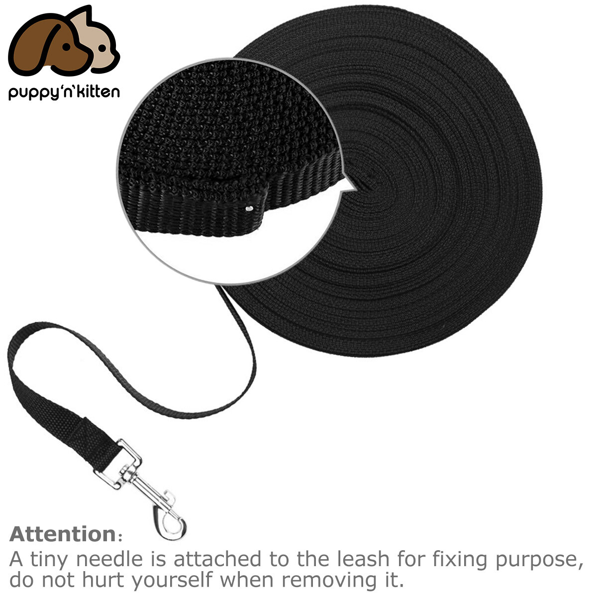 Dog Leash Long Obedience Recall Foot Feet Training Lead 6/15/23/33/50/100 FT