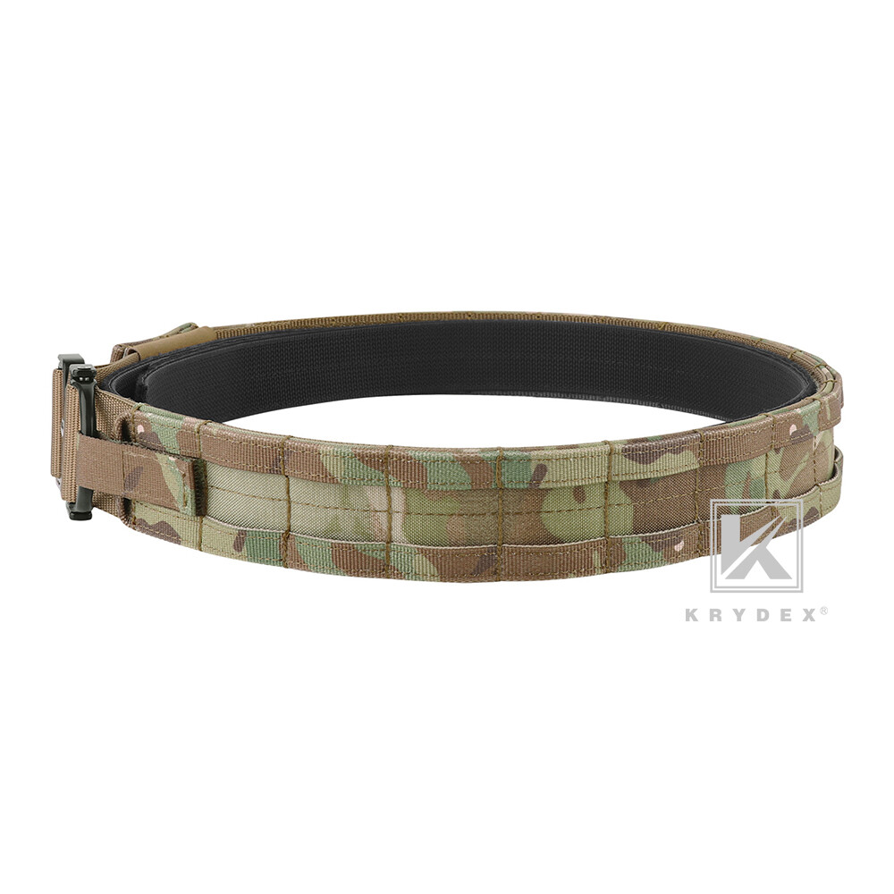 KRYDEX Tactical Belt 1.75 inch Heavy Duty Rigger Belt D-ring Quick Release Nylon