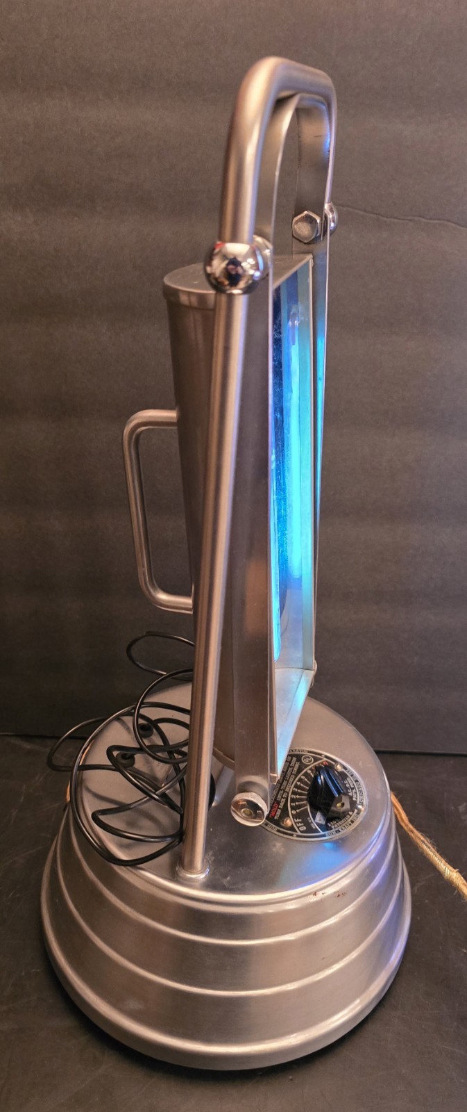 Vintage Sun-Kraft Cold Quartz Ultraviolet Therapy Lamp Model A-1 Tested Works #2