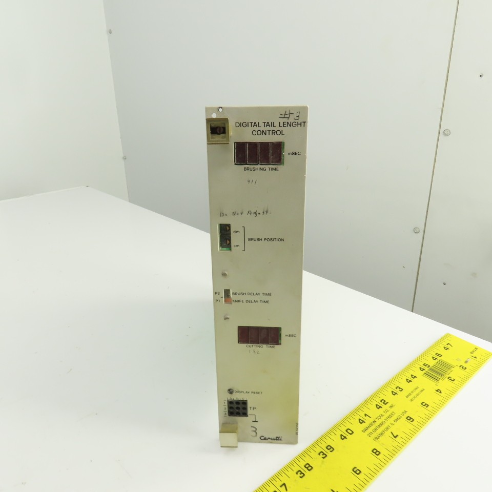 Cerutti RE 52156 Digital Tail Length Control