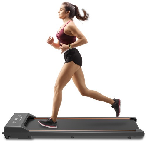 Treadmill LED display screen and remote-controlled portable treadmill