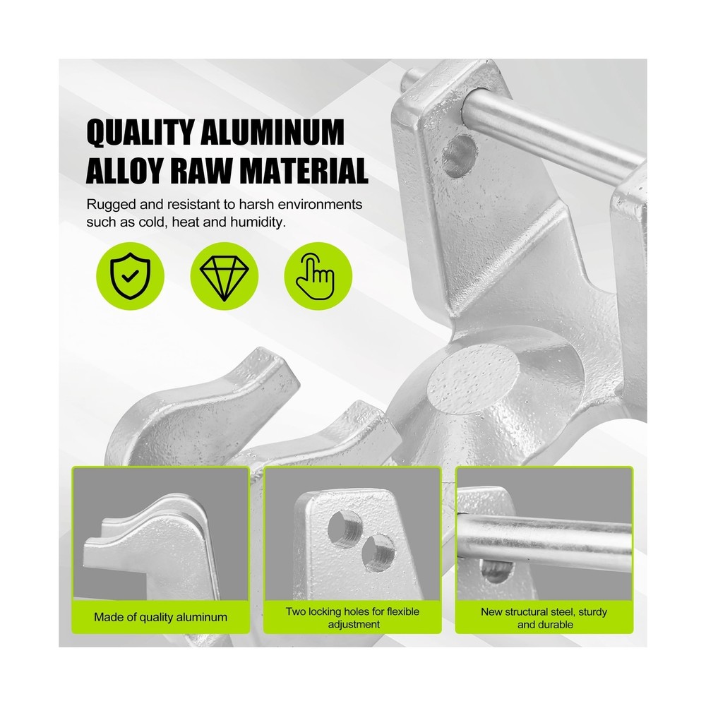 Gooseneck Trailer (Silver Gooseneck Lock+Keyed Lock)