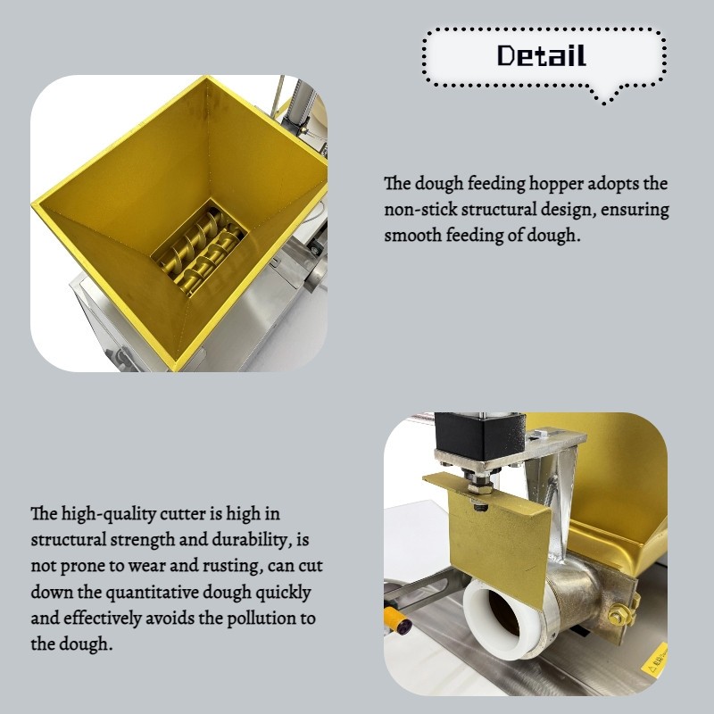 110V Full-automatic Dough Divider Pizza Dough Press Machine with Air Pump 30CM