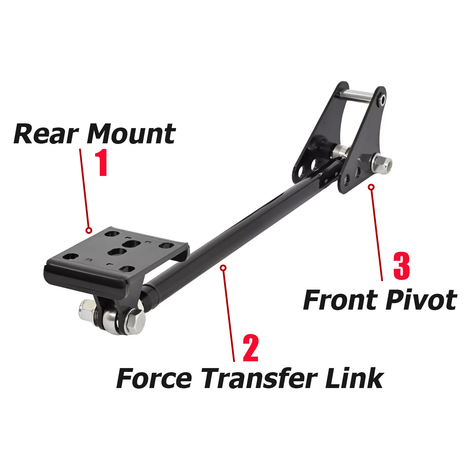 For Chevy / GMC C10 C15 Axle Flipped Truck 1973-1987 Steel Rear Traction Tie Bar