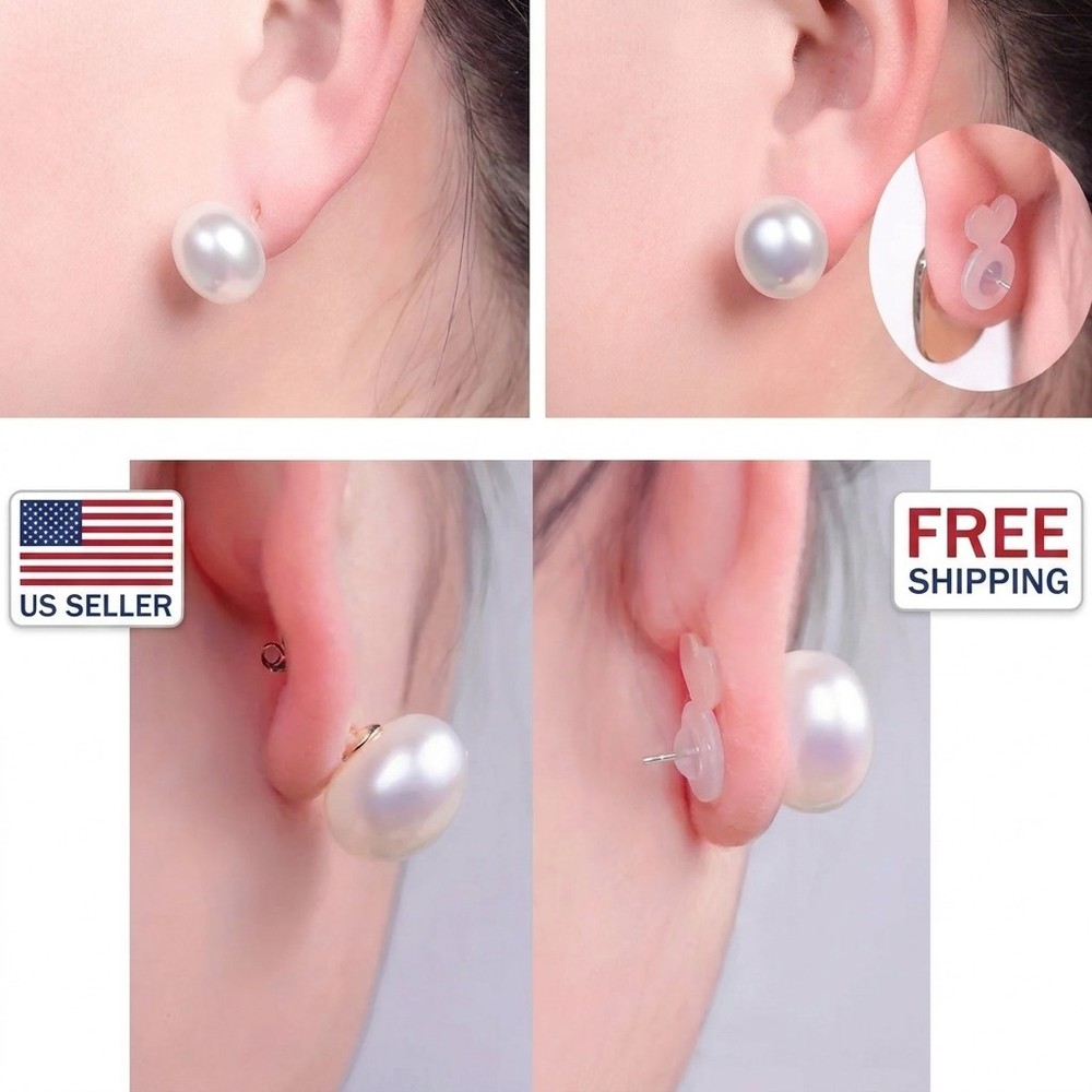 10Pcs Earring Lifter Backs Replacements Rubber Earring Backs for Droopy Ears****