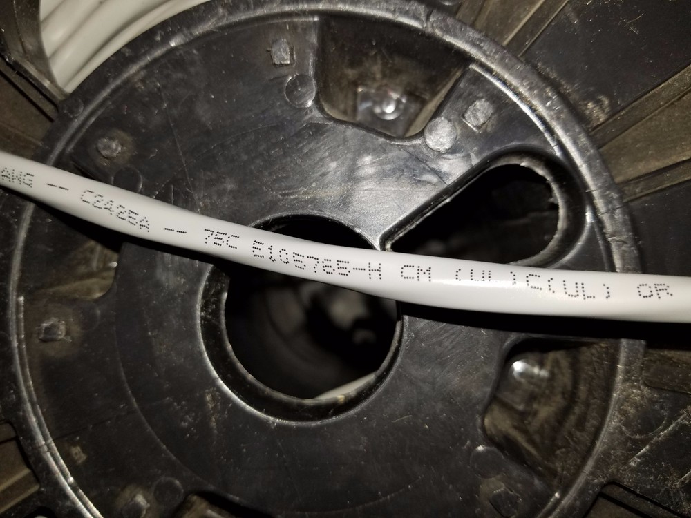 Carol C2425A 16/4C Control/Communication Cable UL 2464 EIA RS-232 Gray /50ft