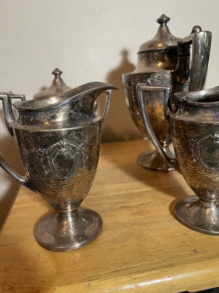 Sheffield Silver plate Teapot 4 Pieces
