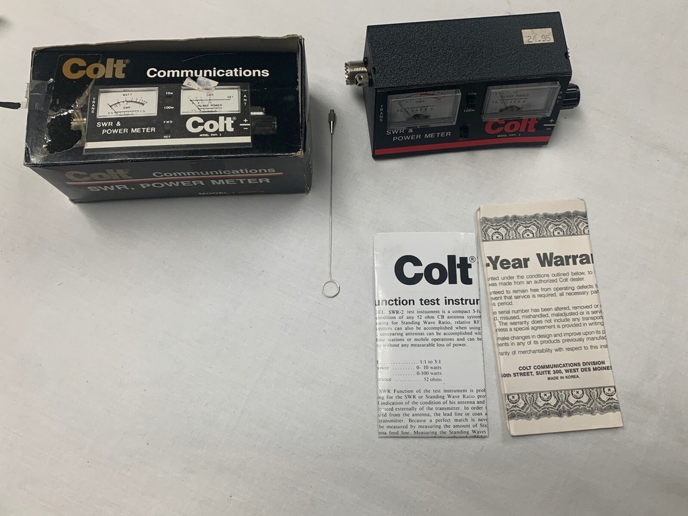 COLT Power Meter Model SWR-2 NEW IN BOX