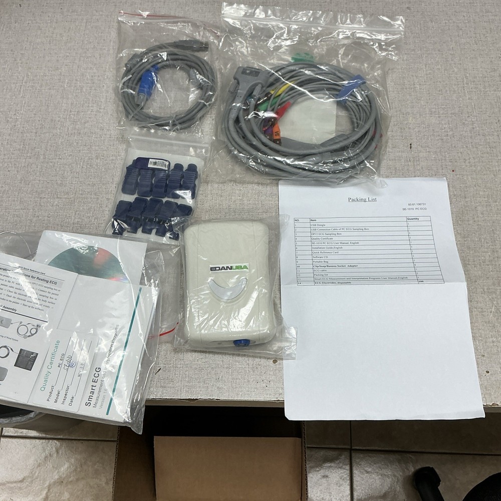EDAN SE-1010 PC-BASED ECG/EKG 12 CHANNEL KIT