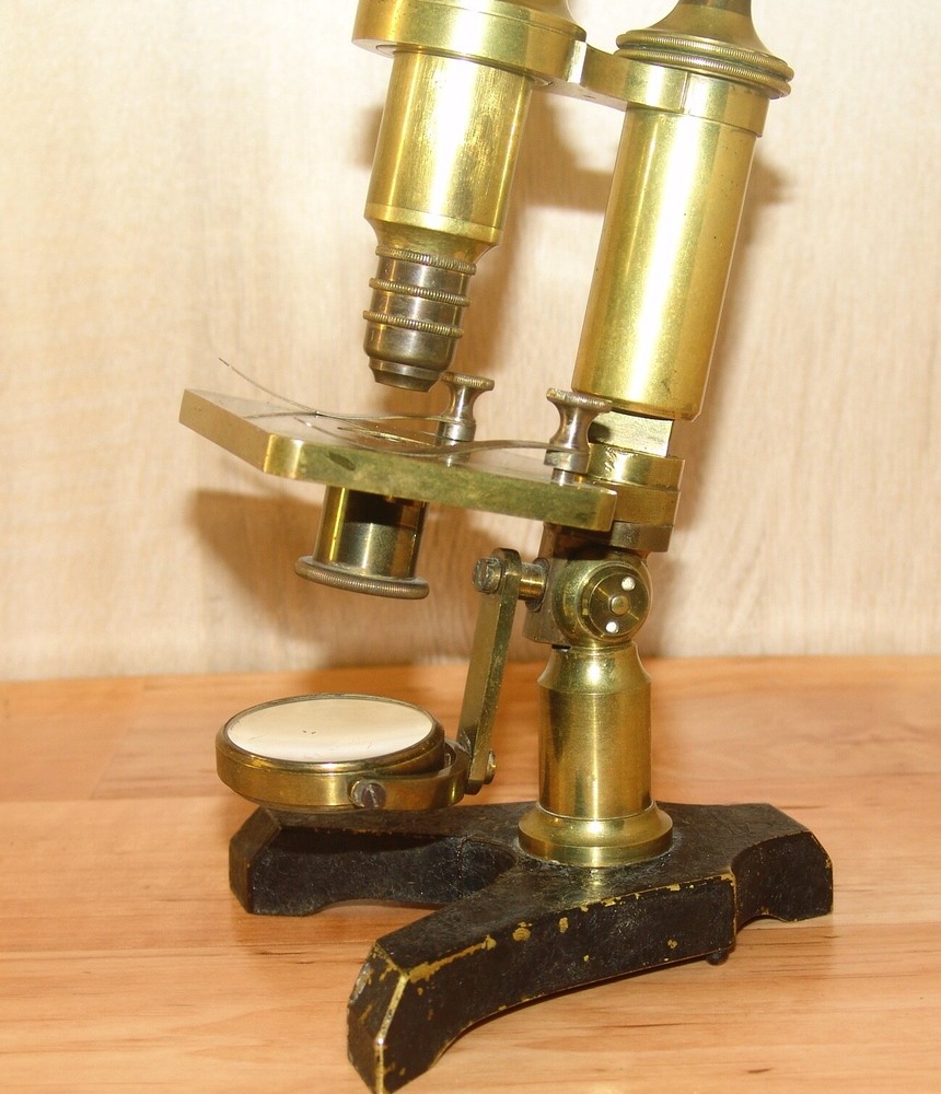 rare antique brass Microscope