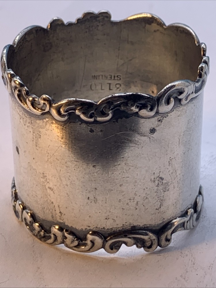Vintage Sterling Silver Napkin Ring